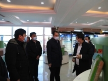 12月13日，市委書(shū)記王賀民蒞臨亞歐公司指導(dǎo)